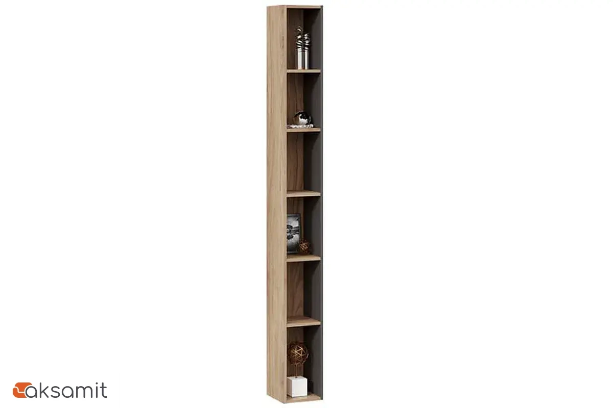 Стеллаж переходной Порто ТД-393.07.25 (Яблоня Беллуно/Графит софт)