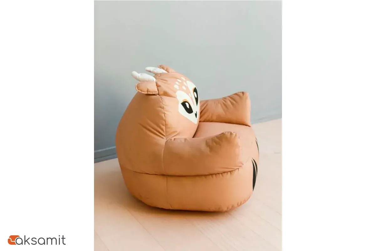 Пуфик Оленёнок L Бежевый