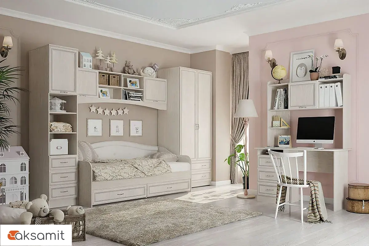 Кровать-софа Верона  одинарная с 2ящ. (латофлексы) (Дуб атланта /Экокожа бенгал)