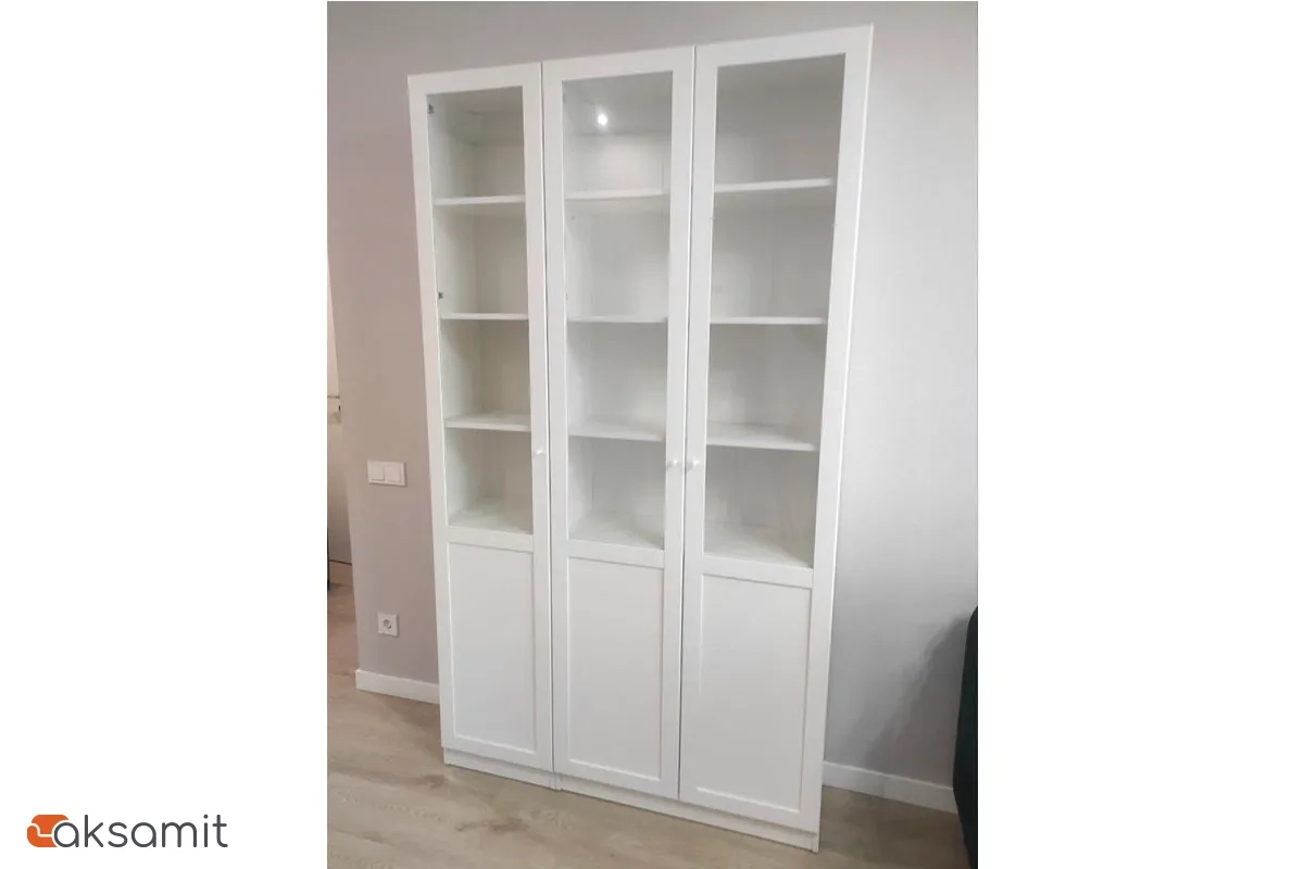 Шкаф для книг двухстворчатый Харрис 32 (Белый)