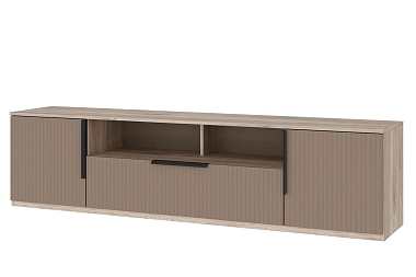 Модульная гостиная Астория №1 (Дуб кастелло серый / Грей софт)