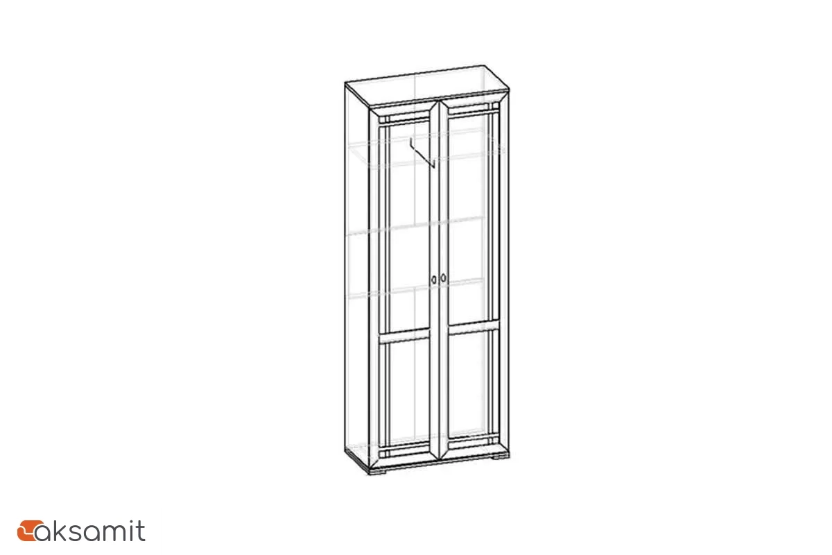 Шкаф для одежды Sherlock 11 (Орех шоколадный)