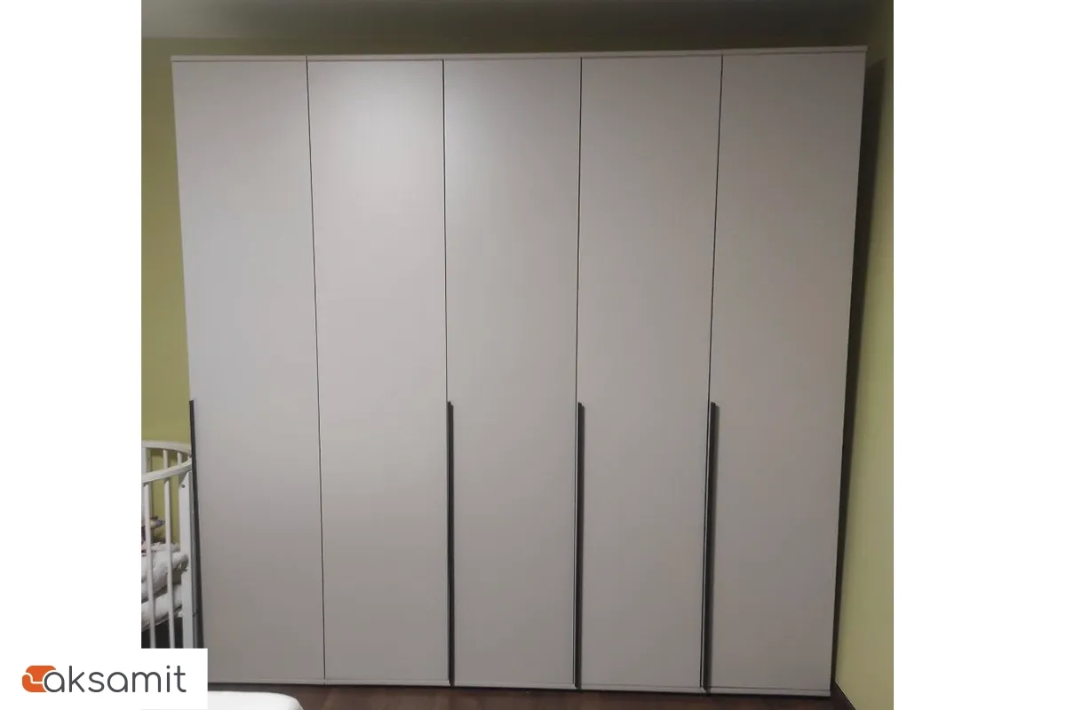 Шкаф для платья и белья Наоми 1 дв. (Кашемир)