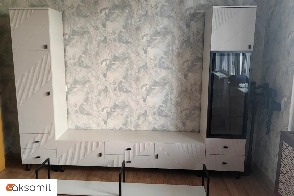 Шкаф-витрина Кашемир (Кашемир/Сантьяго)