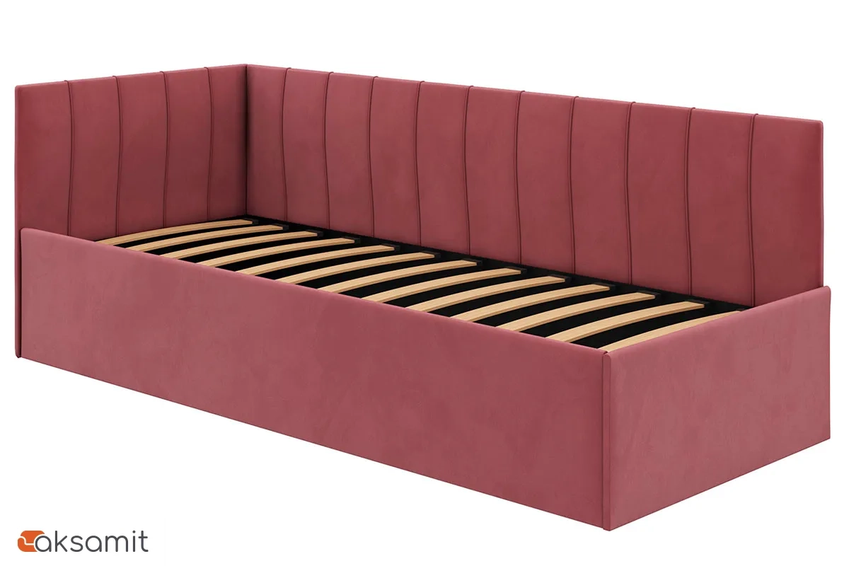 Кровать Мика с ПМ 80х200 универсальная Newtone ROSE (Розовый) Кровать Мика с ПМ 80х200 универсальная Newtone ROSE (Розовый)