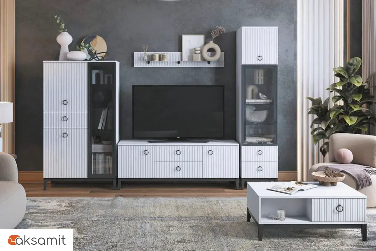 Стол журнальный Шарлиз (Белое сияние/Белый снег)