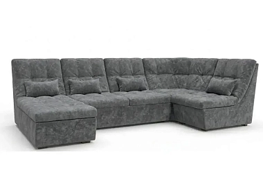Угловой диван София 2 ДКУ 3Т латы Siesta Грей