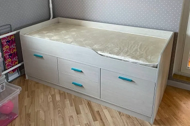Кровать двухъярусная Каприз 18 без рисунка фото