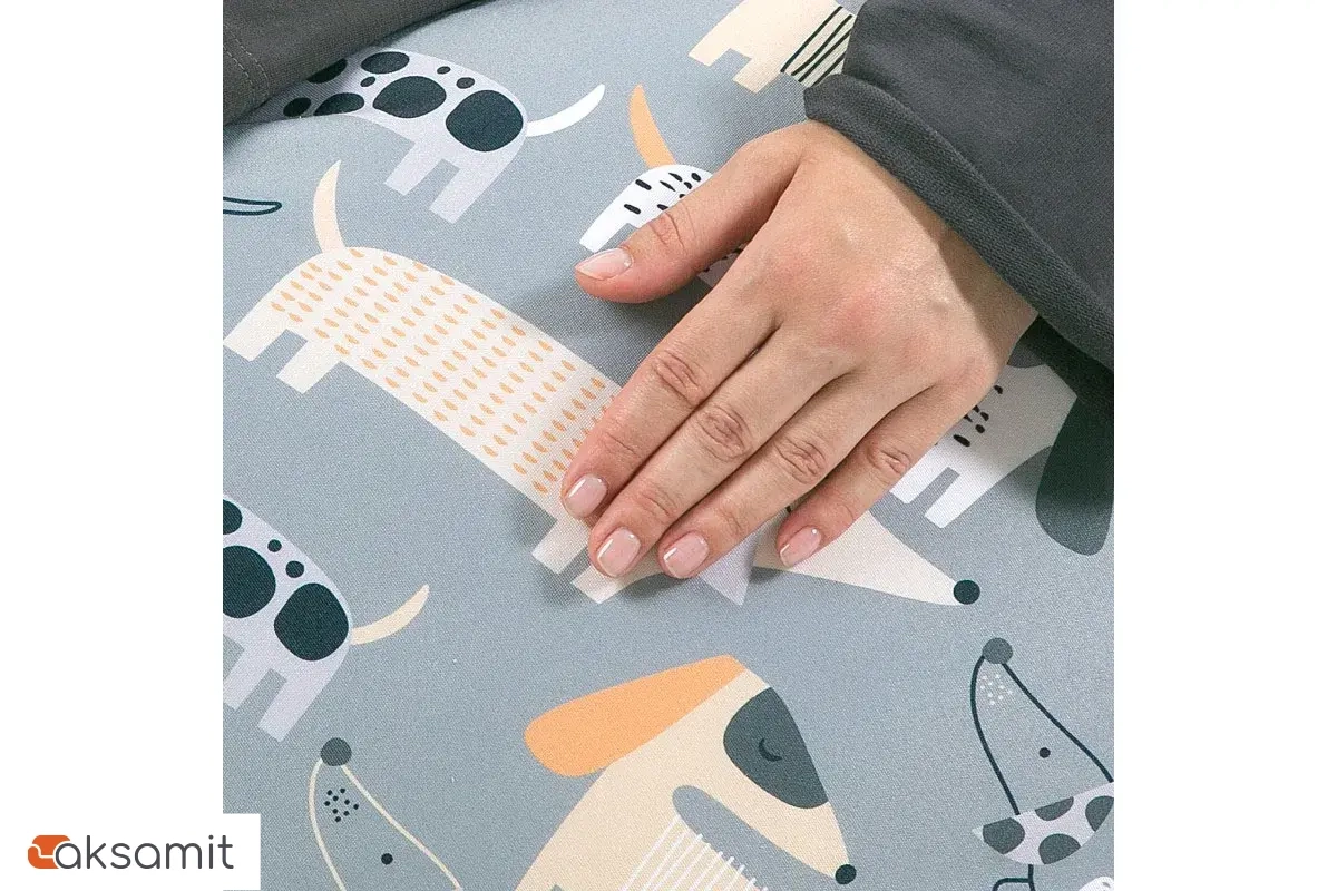 Кресло-мешок Груша Миди 2XL (Мебельный хлопок / Озорные таксы)