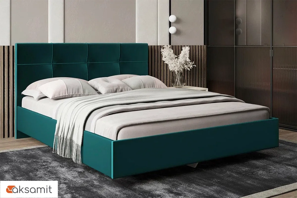 Кровать Kapriz с ПМ 180х200 Newtone Emerald / Зеленый) Кровать Kapriz с ПМ 180х200 Newtone Emerald / Зеленый)