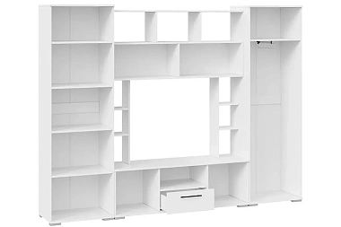 Набор мебели для общей комнаты Белла Исп.2 (Белый Ясень)