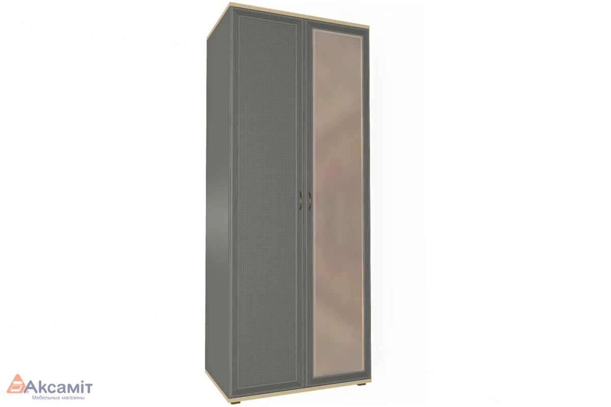 Шкаф для одежды и белья ШК-1004-АС-СО (Ясень Асахи/Серый Оникс)