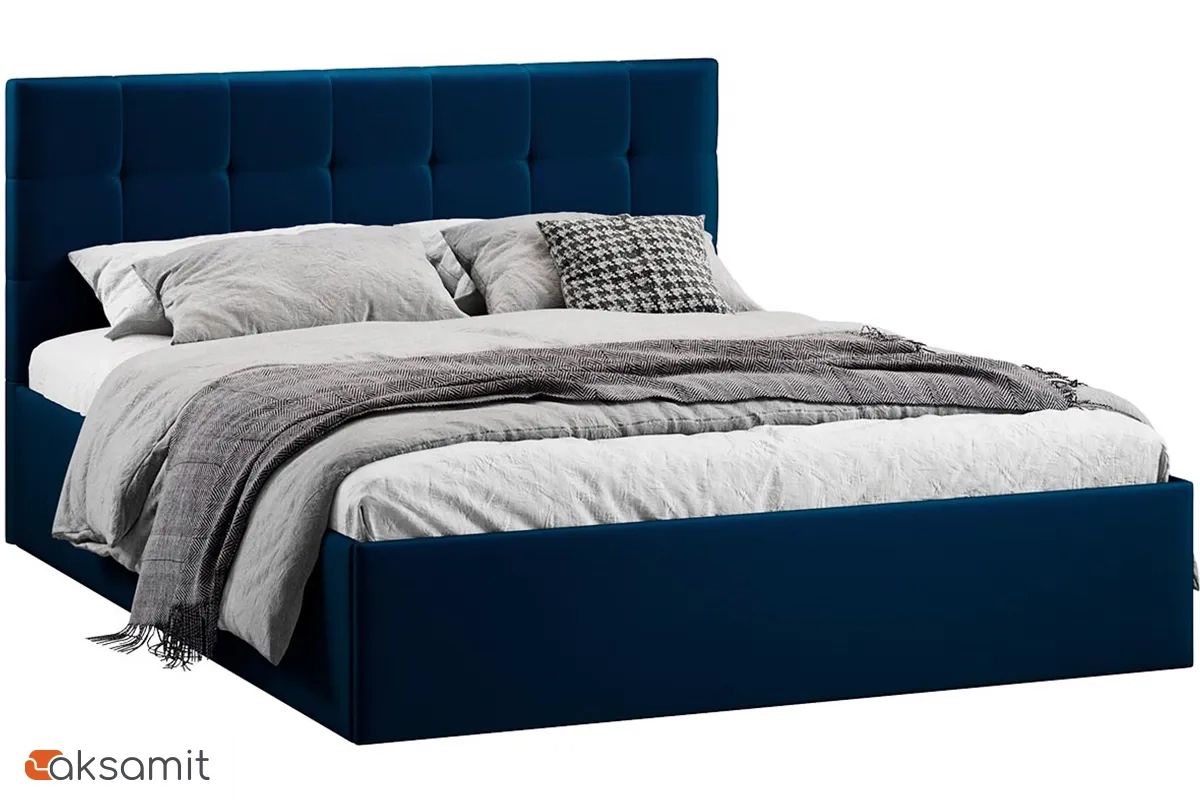Кровать Джоли Тип 1 без ПМ 160х200 (Велюр/Confetti Blue) Кровать Джоли Тип 1 без ПМ 160х200 (Велюр/Confetti Blue)