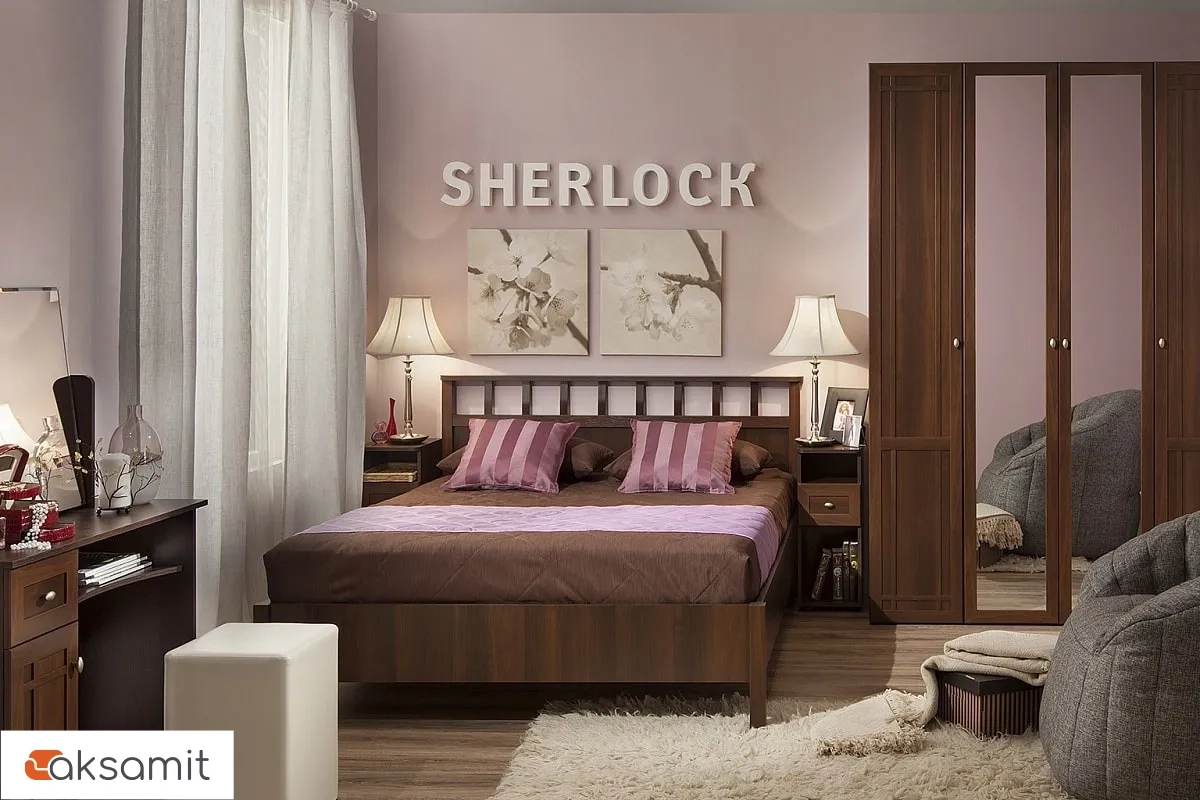 Спальня Sherlock (Орех шоколадный) фото
