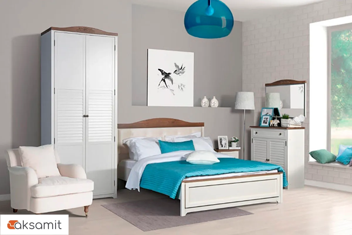 Кровать без ортопед.основания Катрин Мод.К6  160х200 (Weave/Орех кантри)