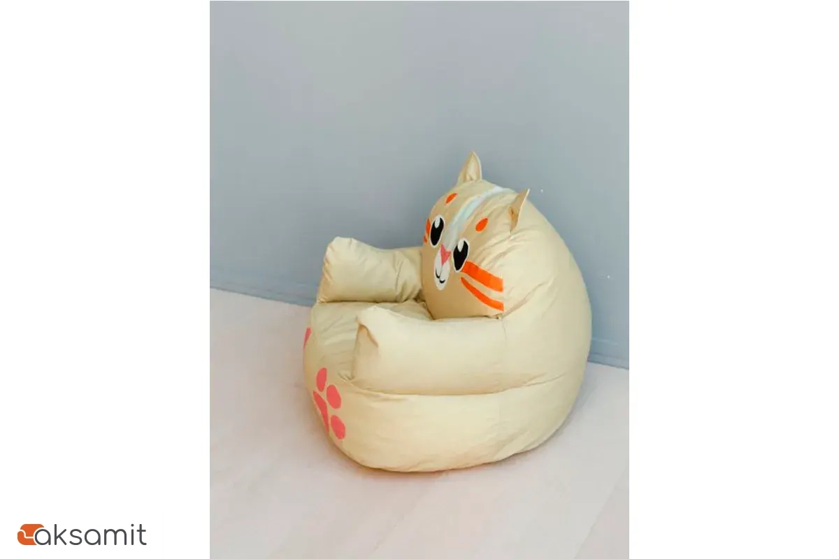 Пуфик Кошечка S Бежевый