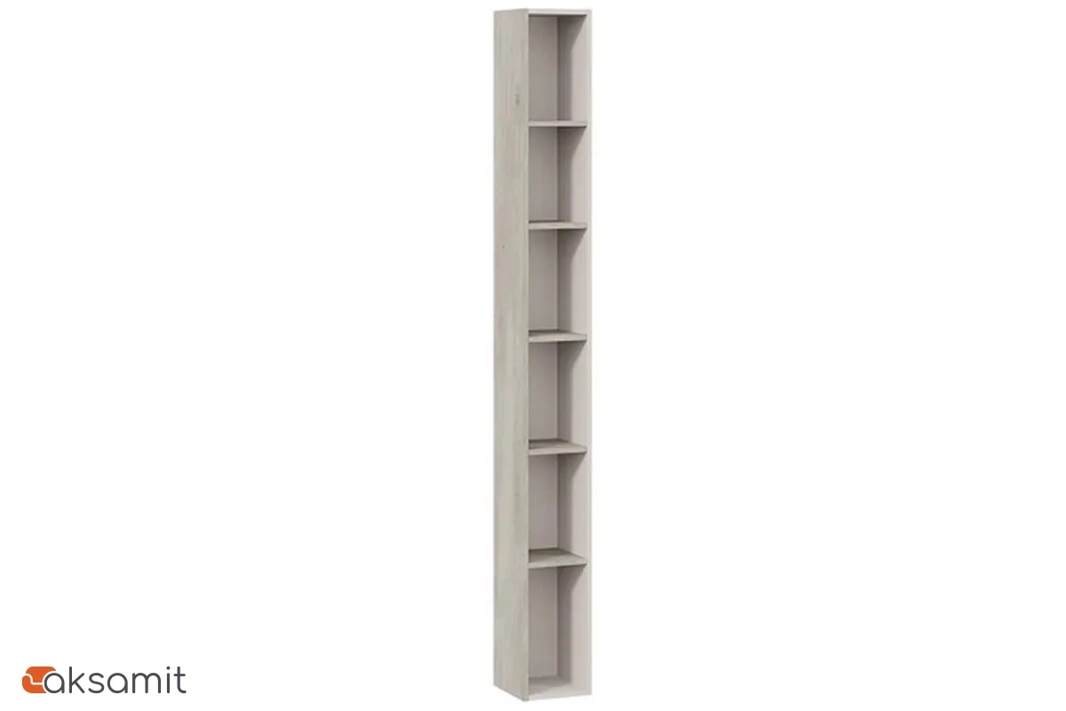 Стеллаж переходной Порто ТД-393.07.25 (Кашемир сатин / Кашемир матовый / Баттл Рок)