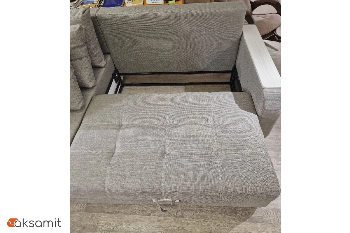 Угловой диван Лотос 2 ДКУ Florida Cappuccino