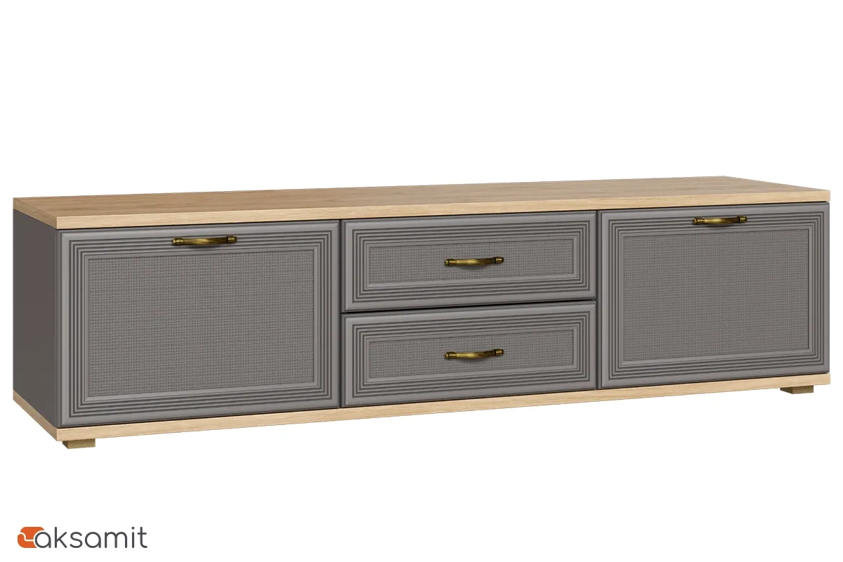 Тумба ТБ-1034-ГС-СО (Гикори Джексон Светлый / Серый Оникс)