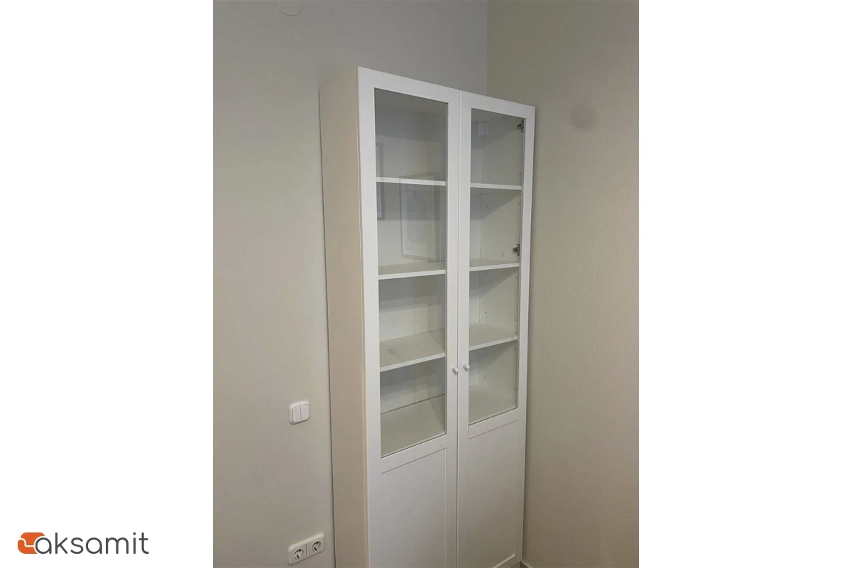 Шкаф для книг двухстворчатый Харрис 32 (Белый)