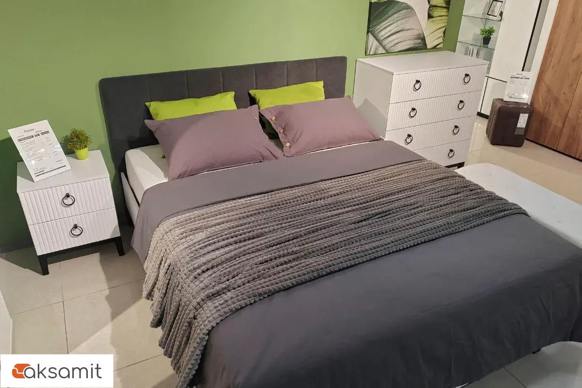 Тумба прикроватная Шарлиз (Белое сияние/Белый снег)