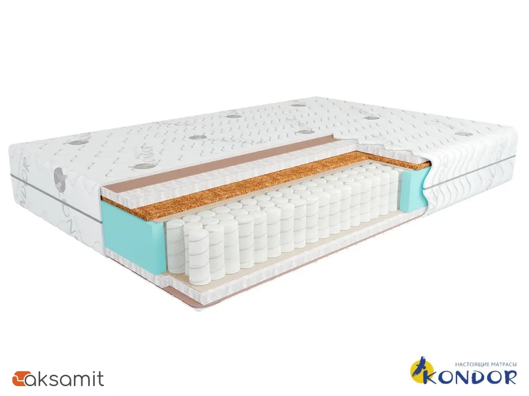 Матрас Kondor Simpo-2 Hard 140х200х18 жаккард Матрас Kondor Simpo-2 Hard 140х200х18 жаккард