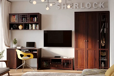  Набор мебели для гостиной Sherlock (Орех Шоколадный) фото