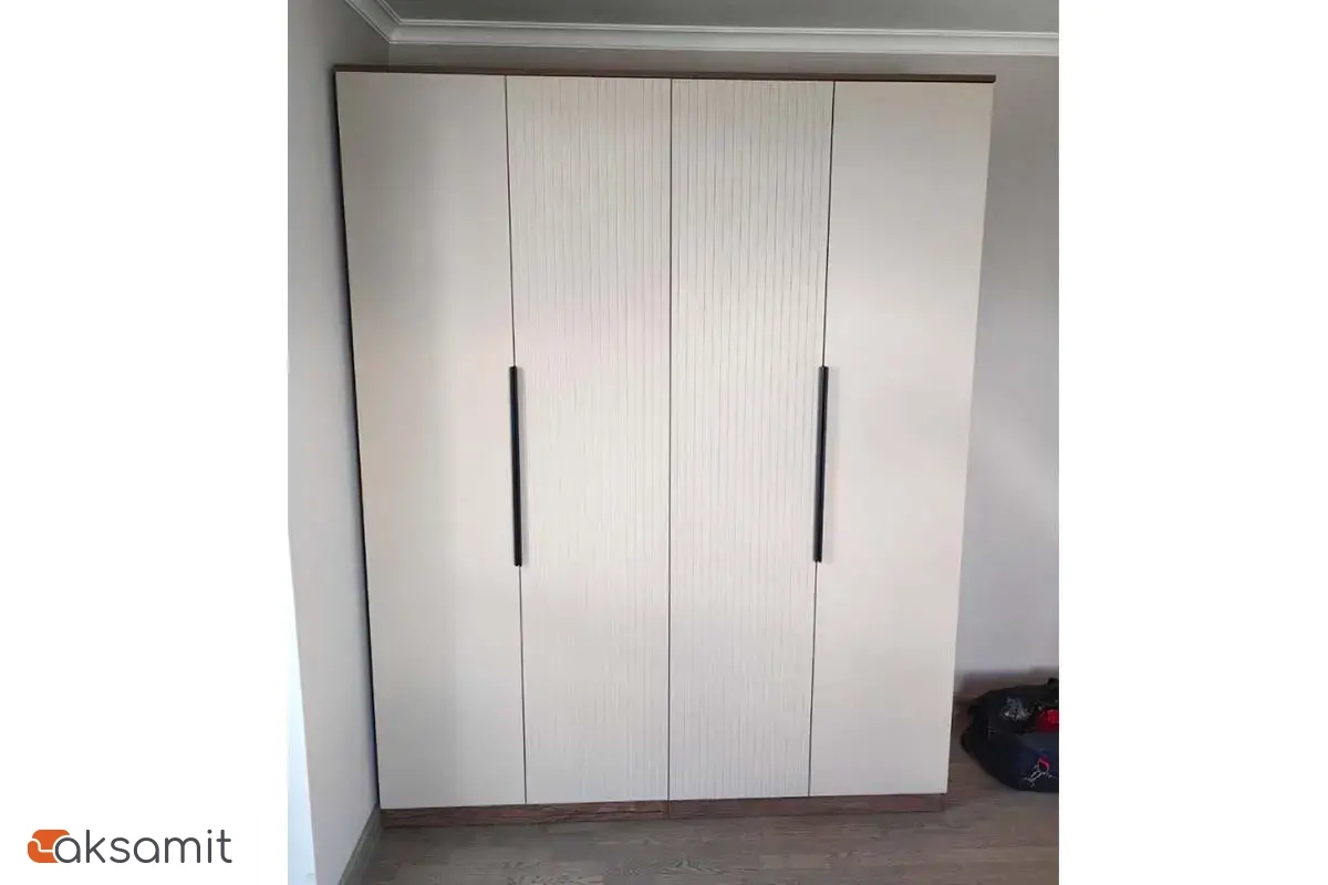 Шкаф 2х-дверный для одежды Тоскана (Дуб Табачный/Бисквит)