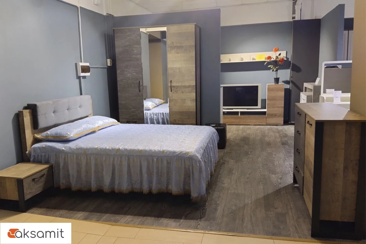 Кровать Hugo Дуб Гранж 160х200 без орт. основания (72504917) Кровать Hugo Дуб Гранж 160х200 без орт. основания (72504917)