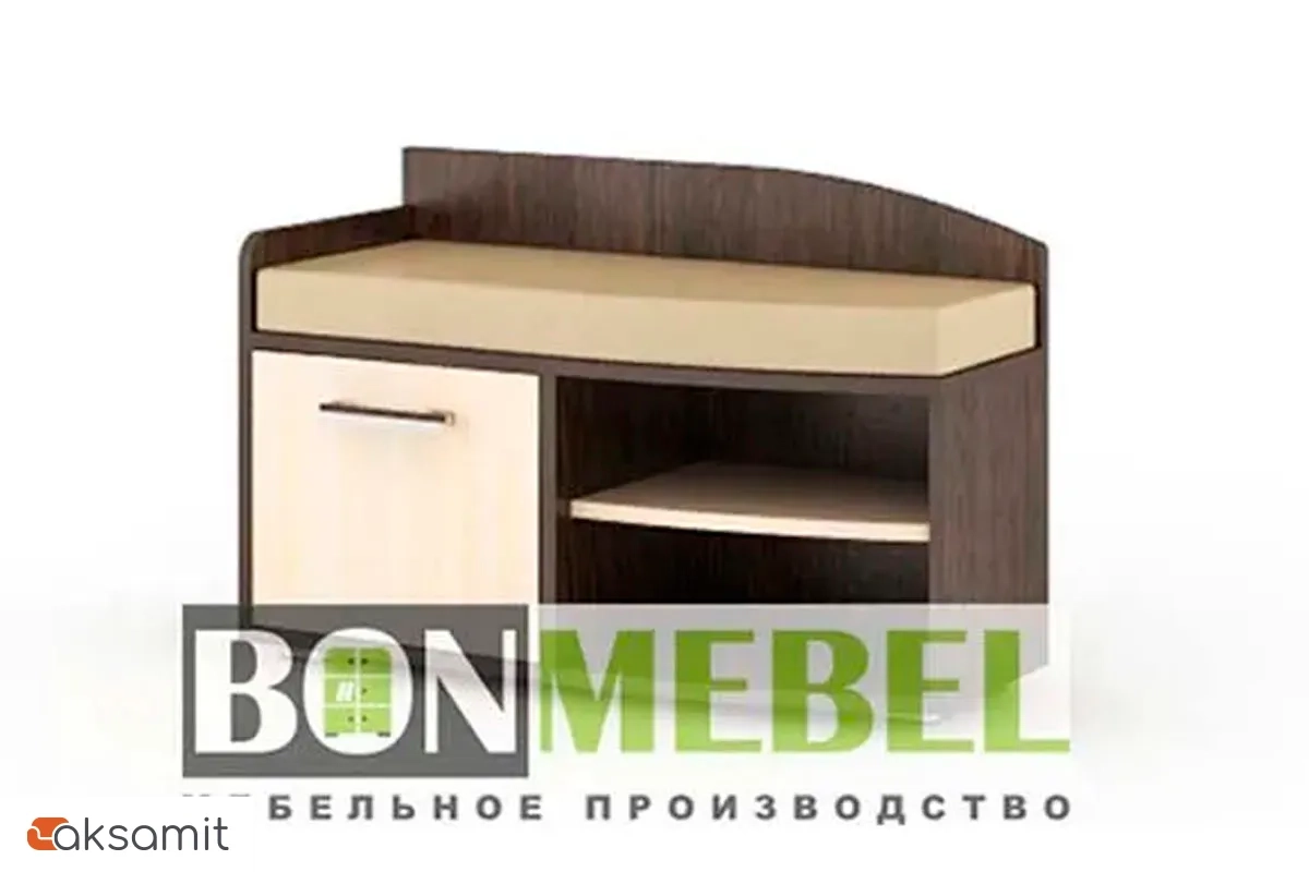 Тумба Виктория 25 (Венге/Дуб Молочный/Кожзам Бежевый) Тумба Виктория 25 (Венге/Дуб Молочный/Кожзам Бежевый)