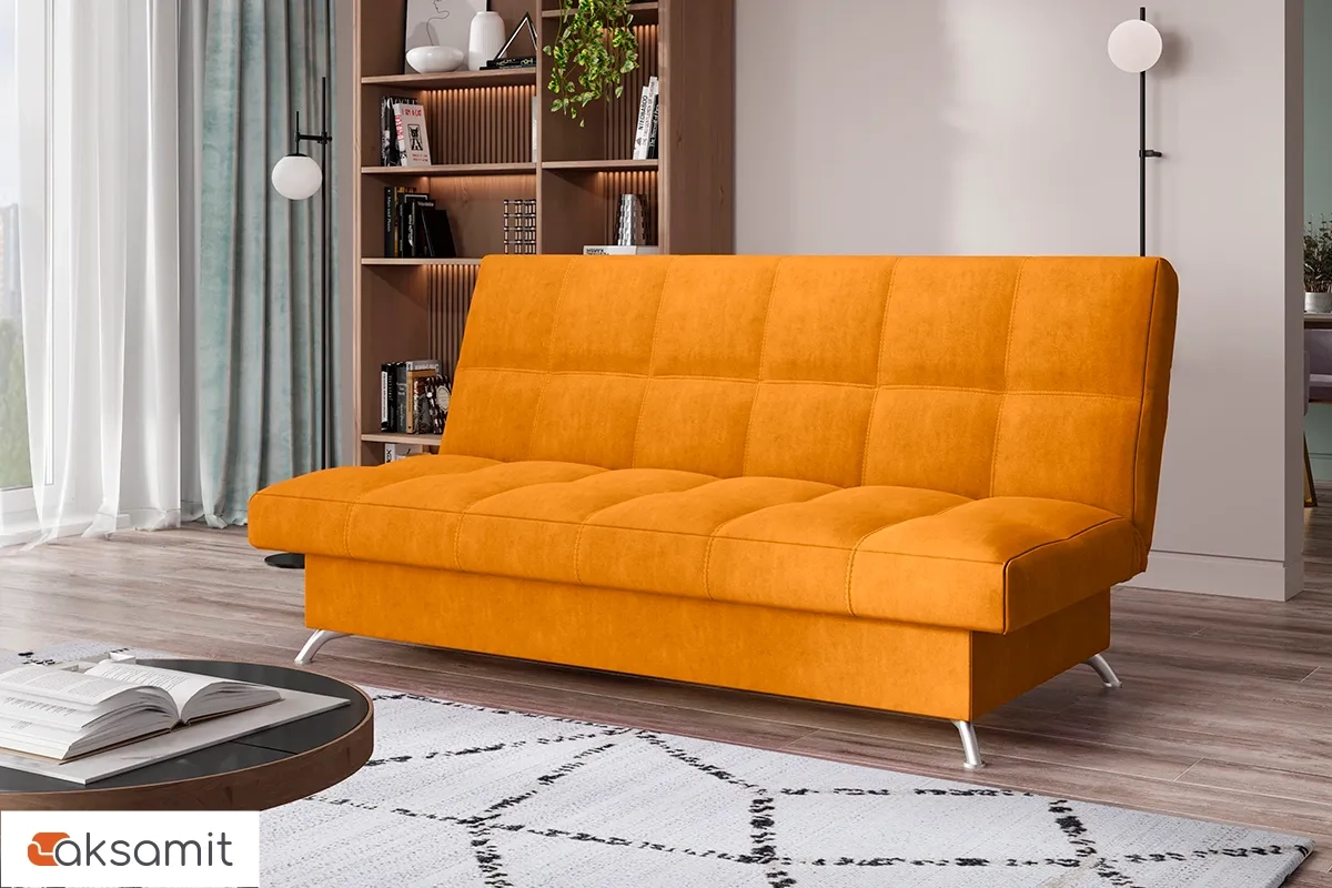 Диван-кровать Финка ДК на НПБ "Регина-45.2" Севен 333 Желтый