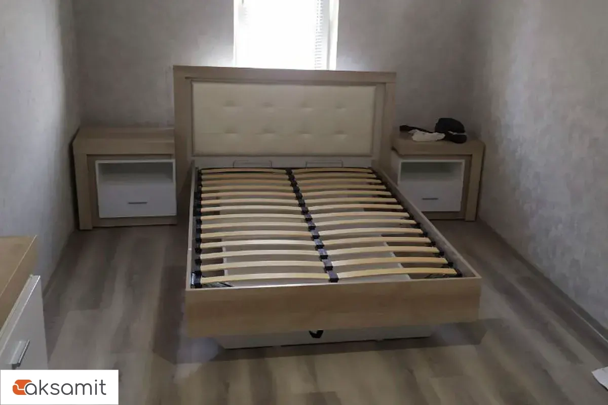 Кровать Люмен 26 с ПМ 120х200 (Дуб сакраменто/Белый снег) Кровать Люмен 26 с ПМ 120х200 (Дуб сакраменто/Белый снег)
