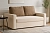 Диван прямой с подлокотниками Brick-10 (Набивные подушки) Гунин 2217-2 Бежевый