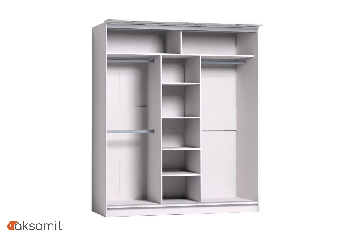 Шкаф-купе 1800 Strike ЛДСП/ЛДСП (Белый)