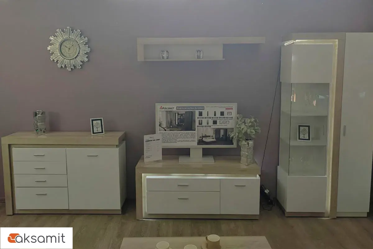 Шкаф-пенал Люмен 6 белый снег глянец