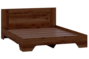 Кровать Квадро ЦРК.КВД.10 160х200 (Дуб делано темный)
