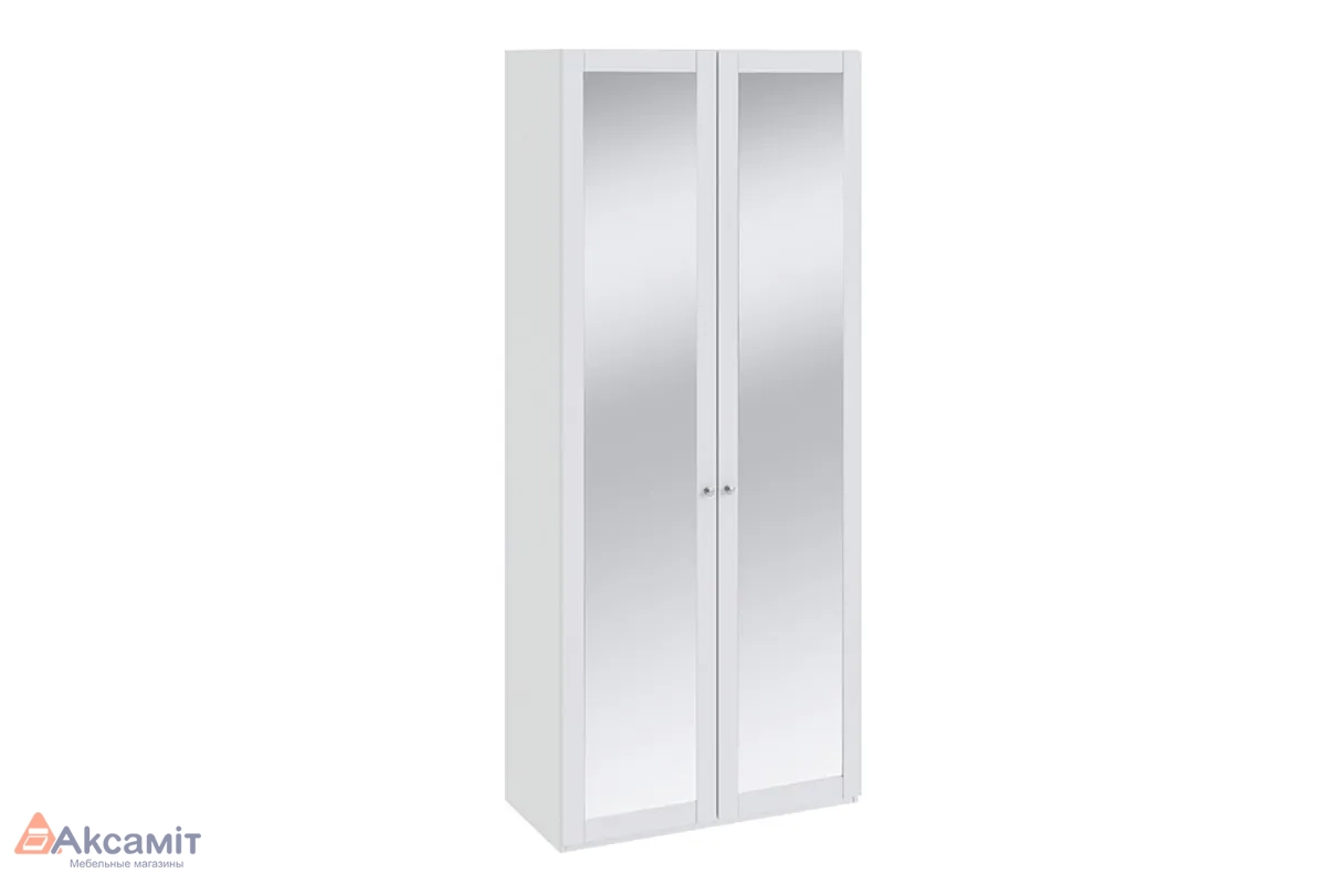 Ривьера СМ 241.22.102 Шкаф для одежды с 2-мя зеркальными дверями белый фото