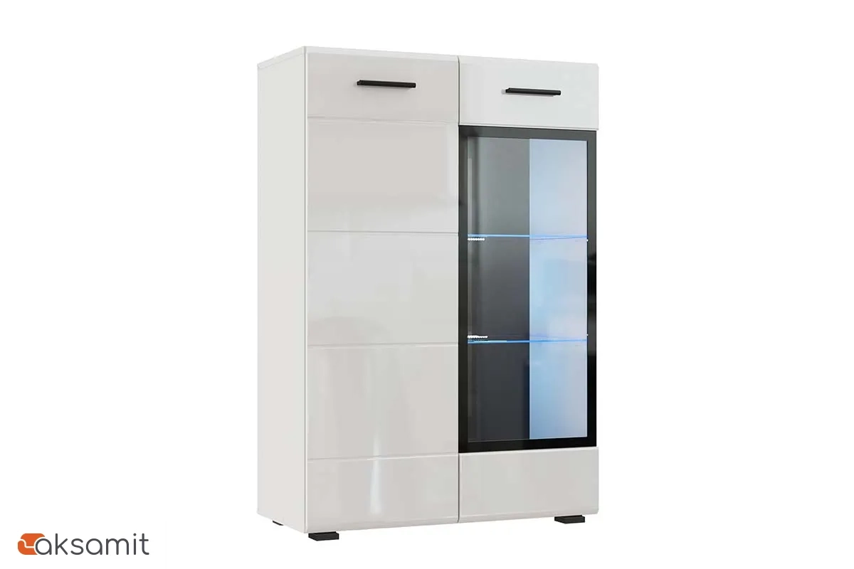 Комод Gloss КМВ-80 Белый/Белый глянец (71373136) Комод Gloss КМВ-80 Белый/Белый глянец (71373136)