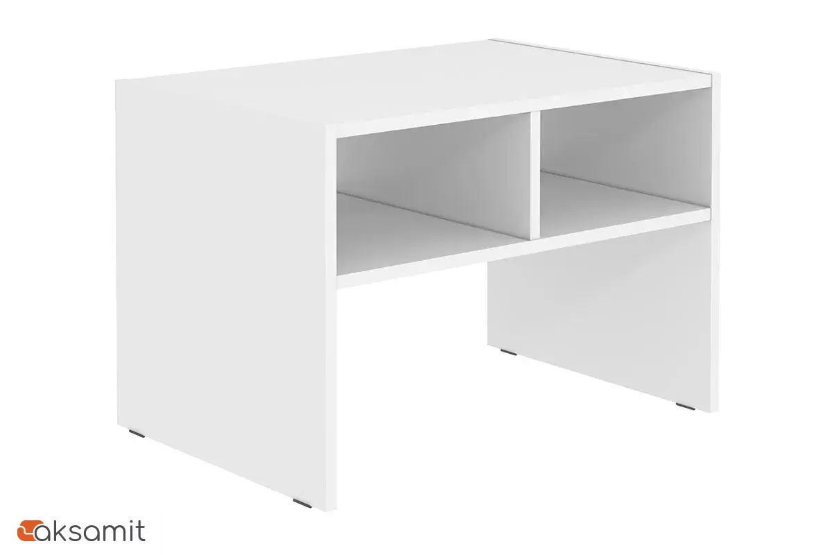 Стол журнальный тип 8 (Белый)