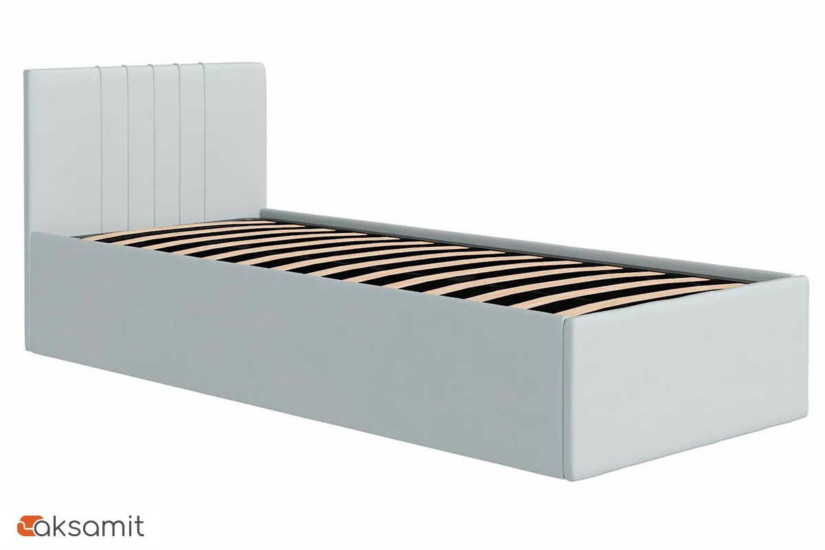 Кровать Соло односпальная с ПМ 90х200 (Newtone Light Grey/Светло-серый) Кровать Соло односпальная с ПМ 90х200 (Newtone Light Grey/Светло-серый)