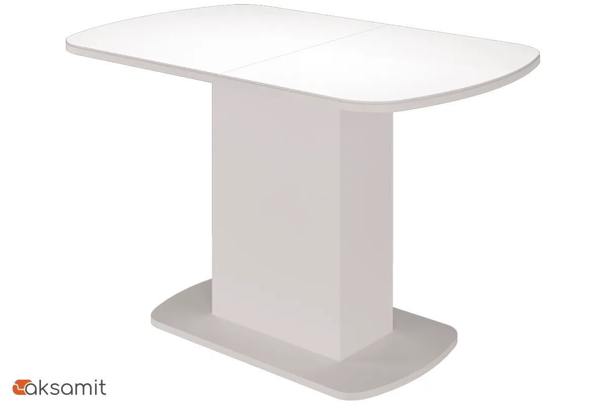 Стол обеденный раздвижной Соренто 2 (Белый Глянец)