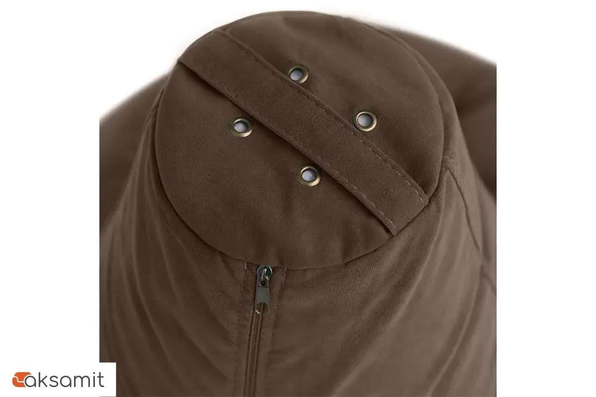 Кресло-мешок Груша Стандарт 3XL (Велюр / Горький шоколад)