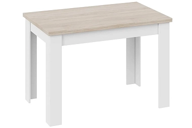 Стол раздвижной Промо тип 4 (Белый/Дуб сонома светлый)
