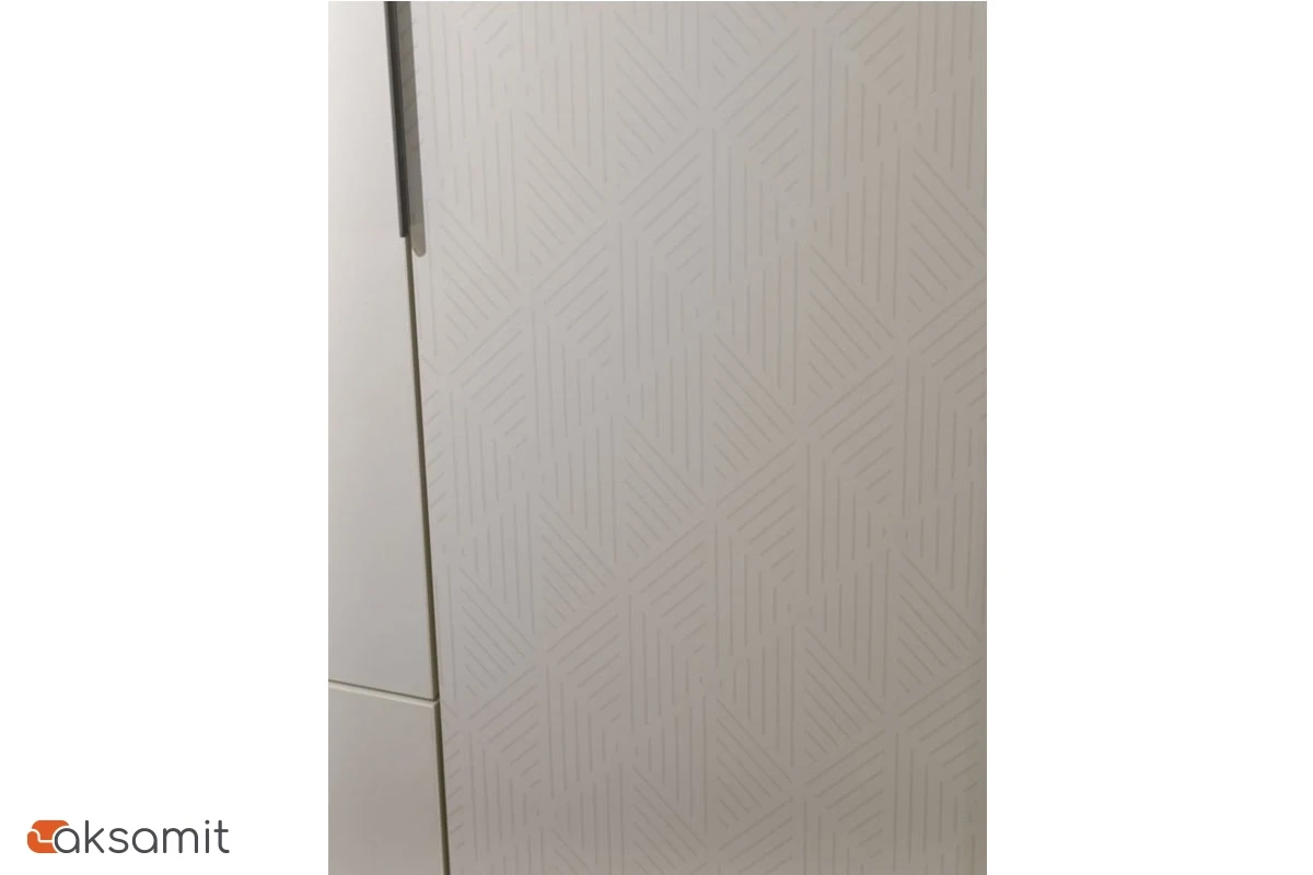 Шкаф четырехдверный Николь Мод.8 (Белый/Дуб Альпийский)