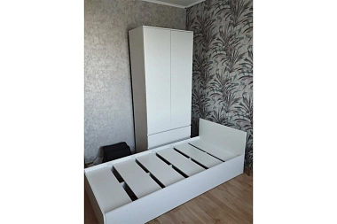 Кровать Ницца-13 90х200 (Белый)
