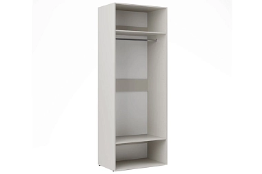Корпус шкафа для гардеробной Мария МШ/МШУ 90.55+МКП 90.55 (Дымчато-серый)